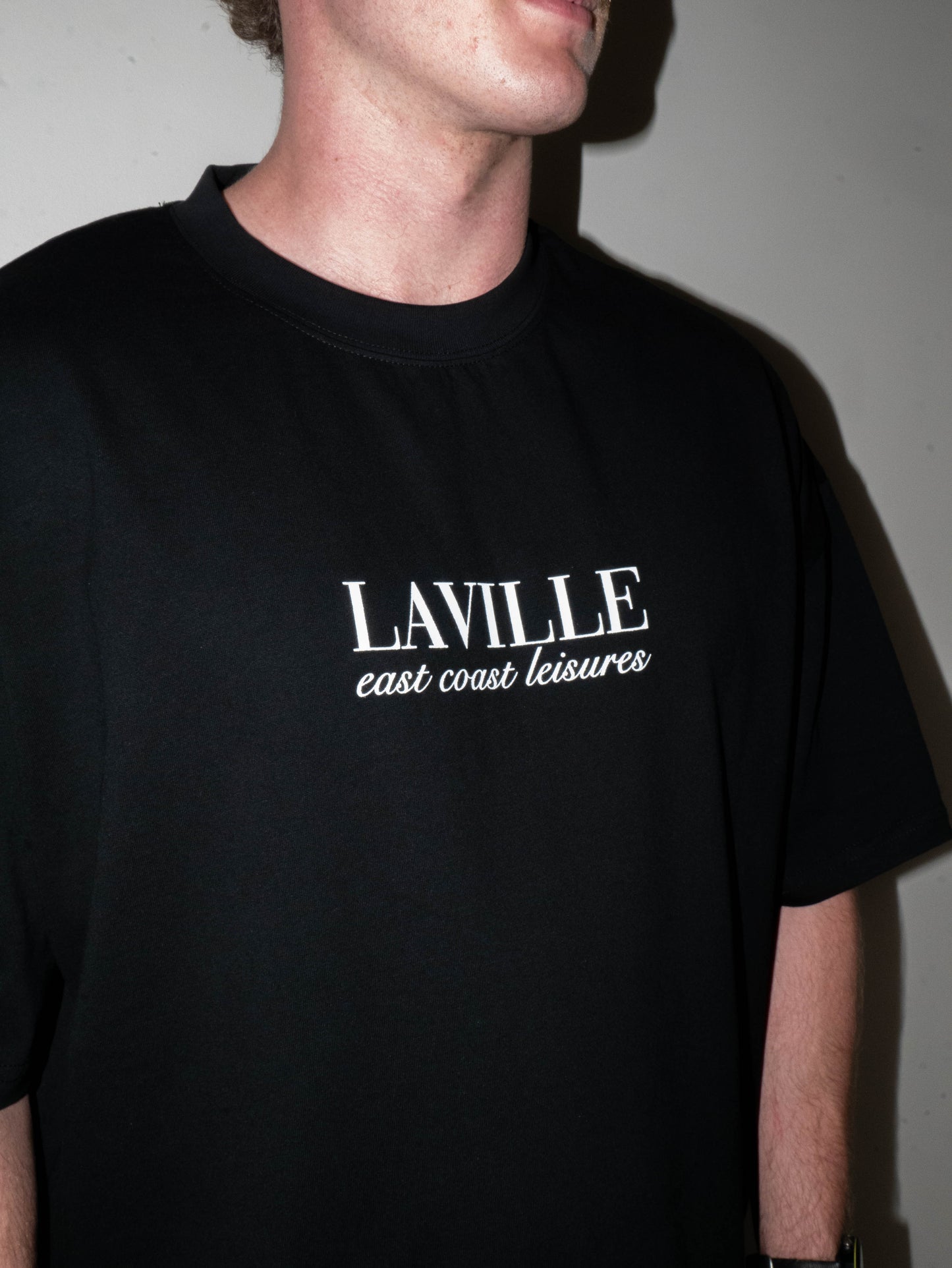 Oversized Tee (East Coast Leisures) - Black